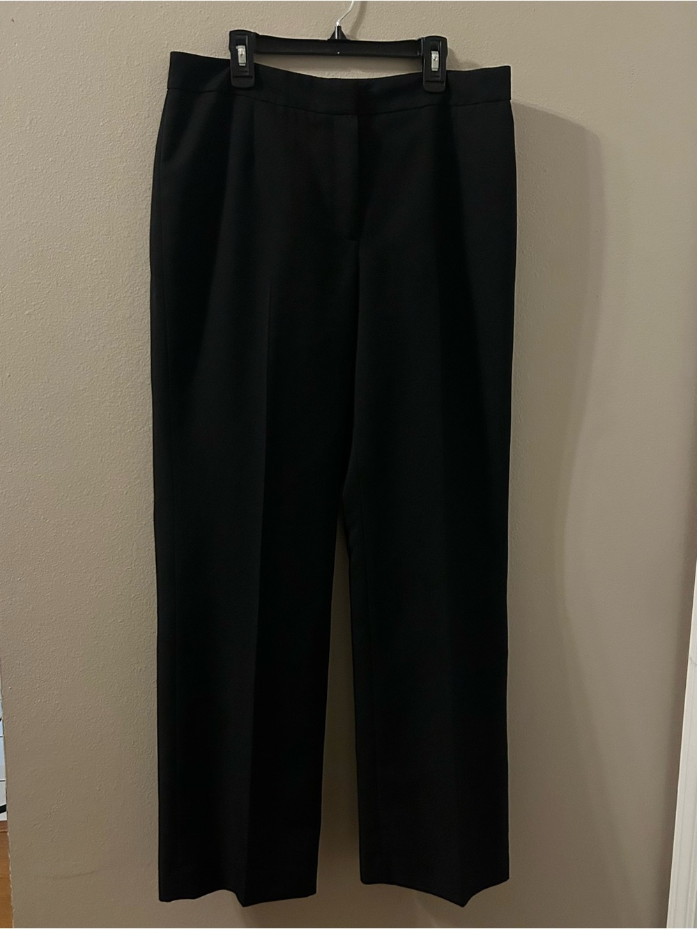 Kasper Black Straight-Leg Women's Dress Pants
